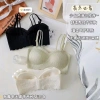 Dreamy red and pink strapless bras for women, small breasts gathered together without underwire protection, strapless bra that makes you look larger details Picture